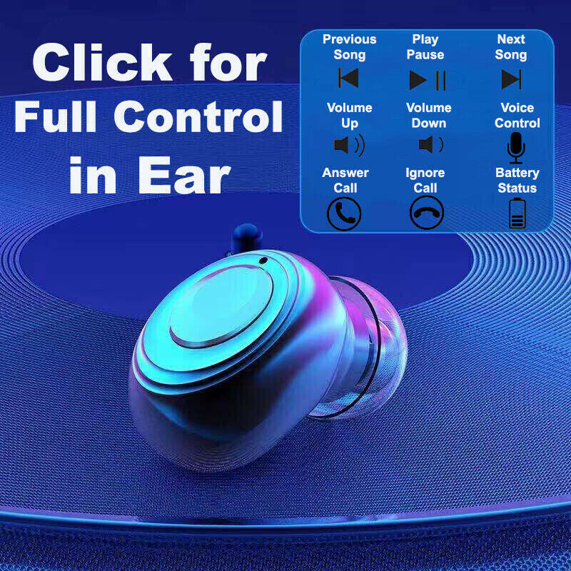 Experience Freedom with TWS Wireless 5.1 Waterproof Bluetooth Sports Earphones - Perfect for Active Lifestyles!
