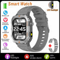 Men Sports Smart Watch 1.71 Screen Blood Oxygen Bluetooth Talking Watch Multi Sport LED Flashlight Outdoor Smart Watch MA27