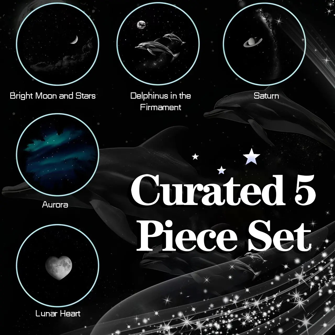 Galaxy Projector 2-In-1 Starry Sky Projector & Night Light USB Galaxy Projector Night Light for Car Ceiling Decor