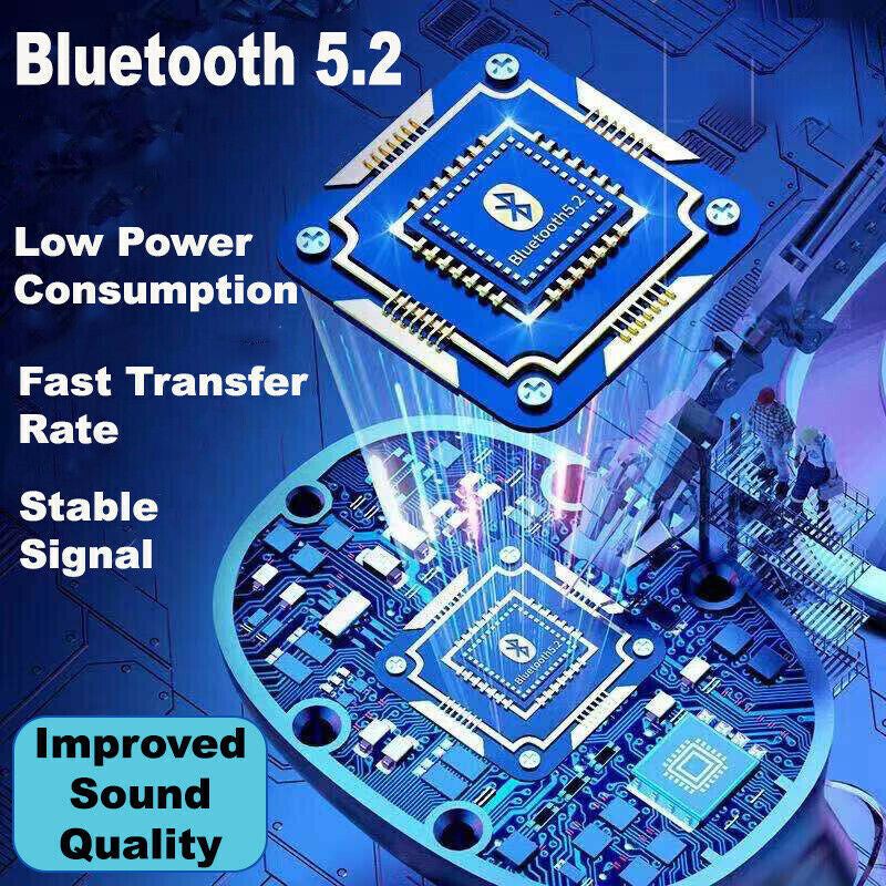 Experience Freedom with TWS Wireless 5.1 Waterproof Bluetooth Sports Earphones - Perfect for Active Lifestyles!