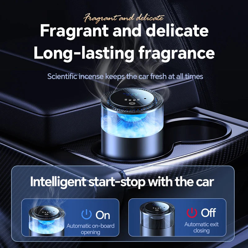 Experience the Refreshing Ambiance of Your Car with Our Smart Rechargeable Air Freshener and Fragrance Diffuser