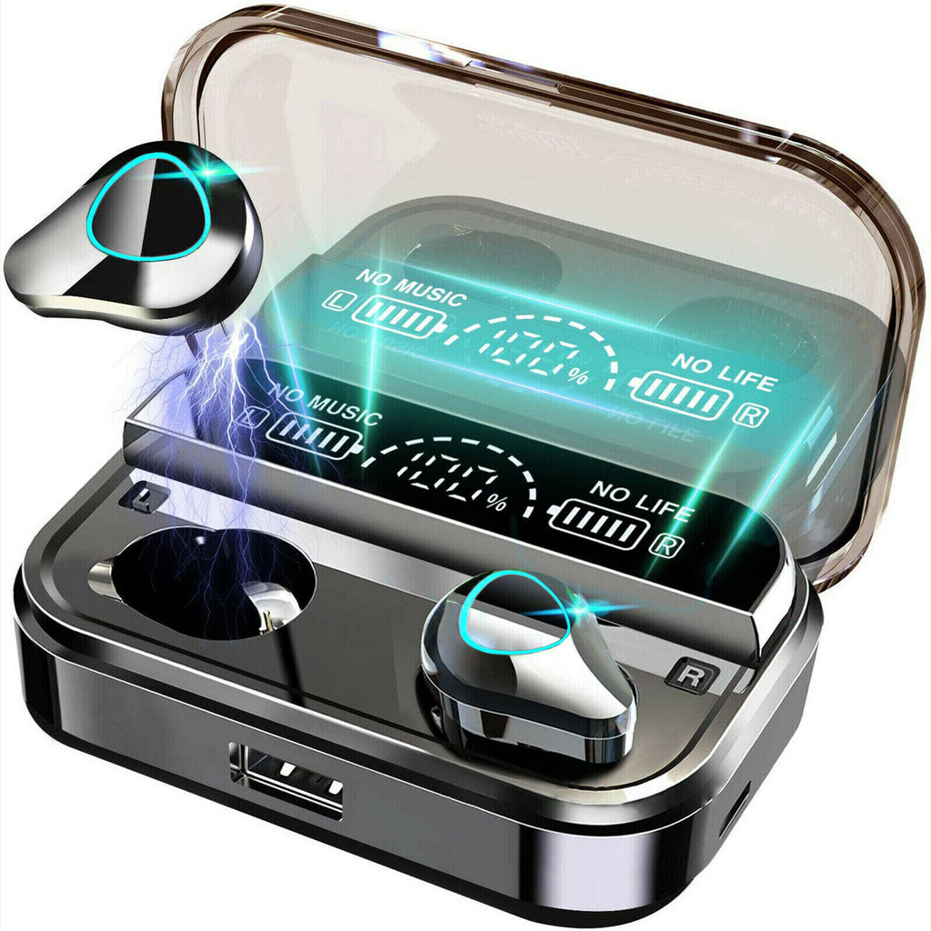 Experience Freedom with TWS Wireless 5.1 Waterproof Bluetooth Sports Earphones - Perfect for Active Lifestyles!